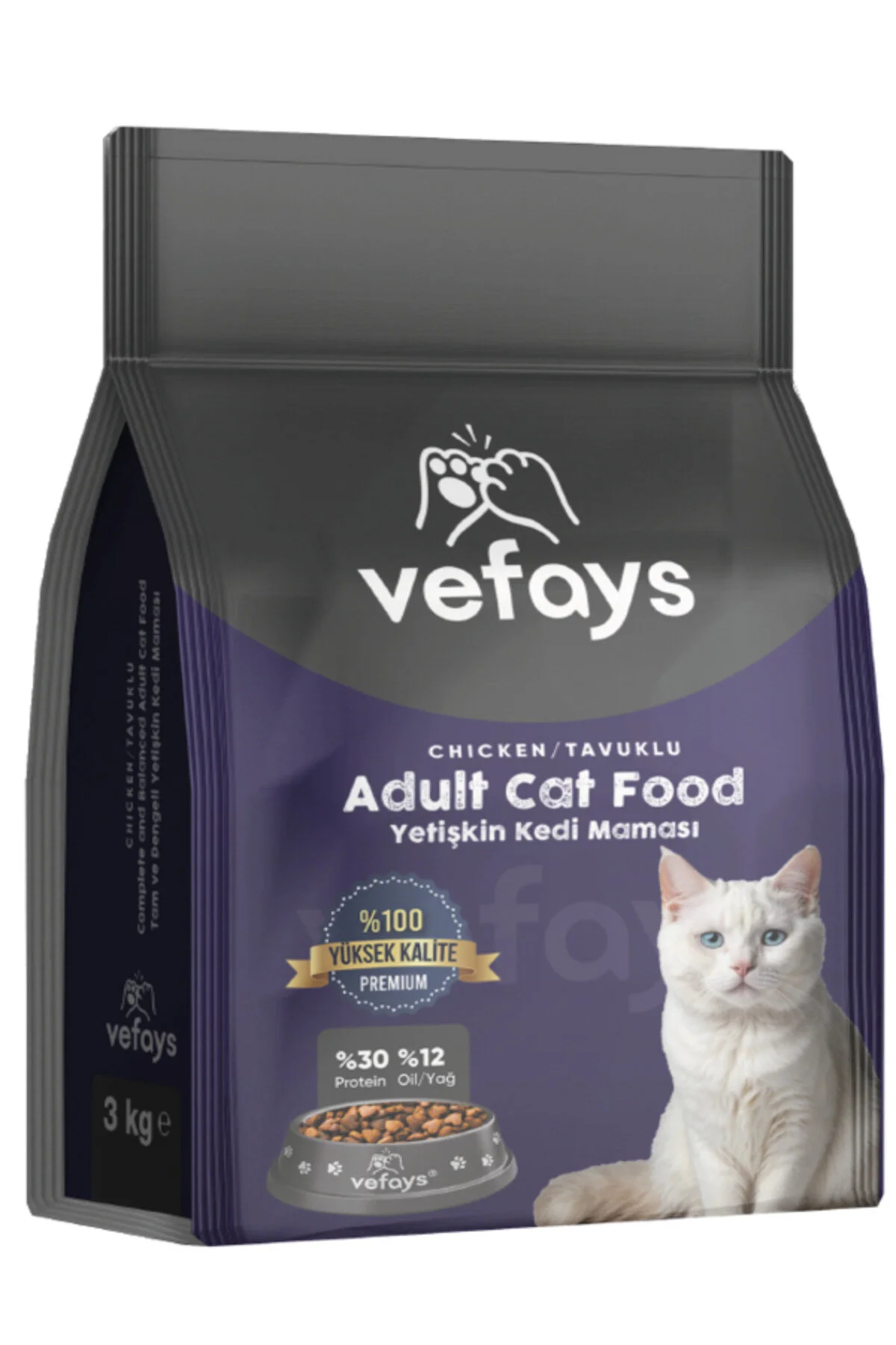 Vefays Kedi Maması 3 Kg