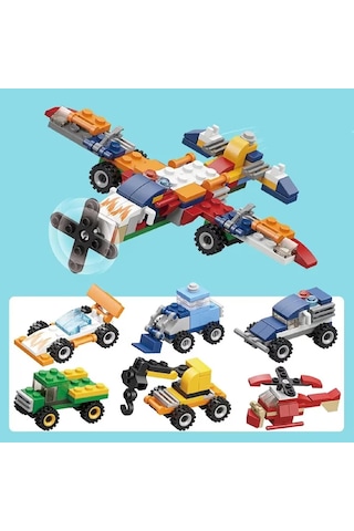 Kızılkaya İdeas Lego Araçlar 2in1 6 Lı Set 166 Parça Sm207b Gko