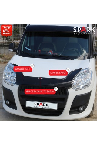 Fiat Doblo 2010-2015 Yıl Aralığı Uyumlu Kaput Rüzgarlığı 3mm