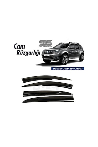 Cam Rüzgarlığı Dacia Duster 2010-2017 Arası Mügen Tip Piano Black