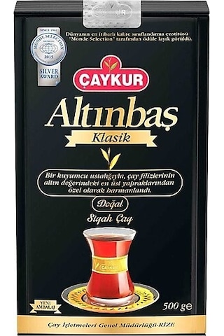 Çaykur Altınbaş Klasik Doğal Siyah Dökme Çay 500 G