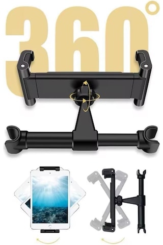 Araç Koltuk Arkası 4 11 Inç Tablet/telefonlar Tabletler İle Uyumlu Siyah