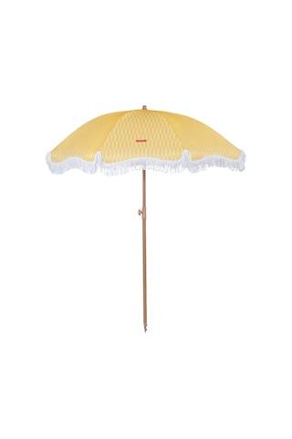 Flamingueo Caramel Plaj Ve Bahçe Şemsiyesi Sarı Sarı