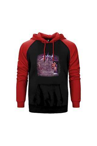 Sodom Better Off Dead Kırmızı Renk Reglan Kol Sweatshirt / Hoodie