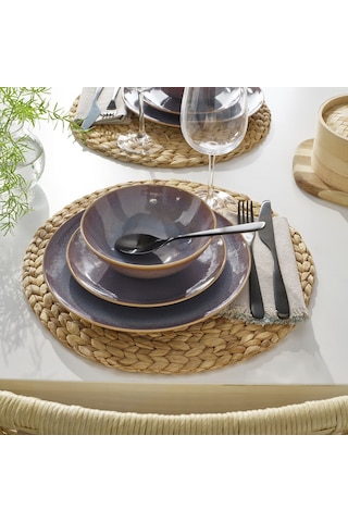 Ikea Färgklar Yemek Takımı 24 Parça Lila