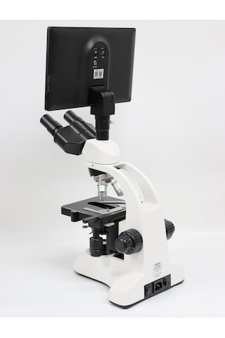 Ece Opto-edu Biyoloji Mikroskobu Trinoküler 2000x Ve Lcd Ekranlı Mikroskop Kamerası Alüminyum Bavulda