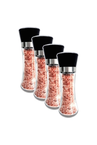 Organik Bitkim Öğütücü + 200 G Pembe Himalaya Tuzu Dolu x 4 Adet