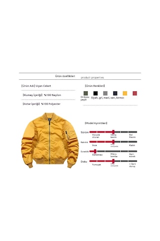 Pamuklu Dolgulu Erkek Bomber Ceket Siyah