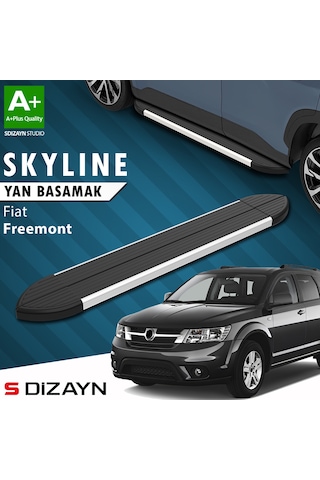 S-dizayn Fiat Freemont Skyline Aluminyum Yan Basamak 183 Cm 2010-2020 A+ Kalite