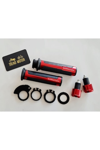 ELCİK VE DENGE TOPUZU TAKIM BARRACUDA KIRMIZI - MOTOSİKLET