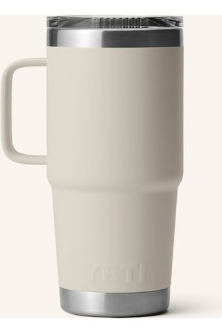 Yeti Rambler Termo Kupa, 591 Ml, Paslanmaz Çelik, Kapaklı Krem