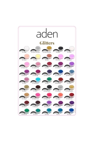 Aden Glitter Powder - Işıltılı Toz Heaven Lila 0