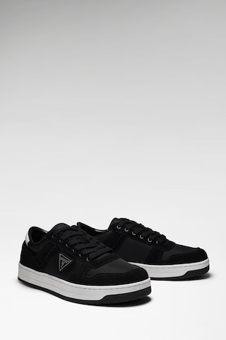 Guess Uddent Erkek Deri Sneaker Ayakkabı Fmjuddsue12 Siyah