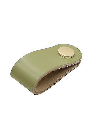 Deri Kulp, Dolap Deri Kulpu, Vidalı Deri Kulp, Yumuşak Deri Kapı Kolu, Montajı Kolay, 4 Adet A'ya Uygundur