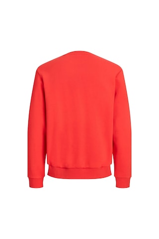 Jack & Jones Jorlogo Erkek Bisiklet Yaka Logolu Sweatshirt Rahat Günlük Kırmızı