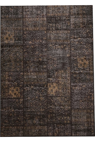 Patchwork El Dokuma Anadolu Halısı (431080432) Siyah