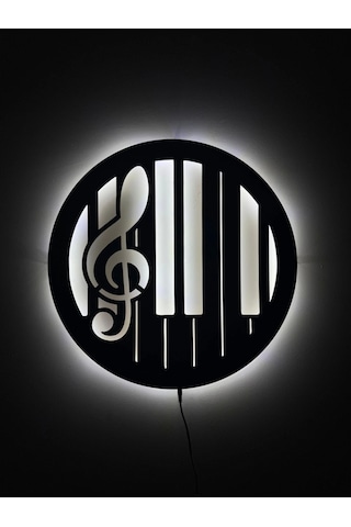 Led Işıklı Piano Tablosu