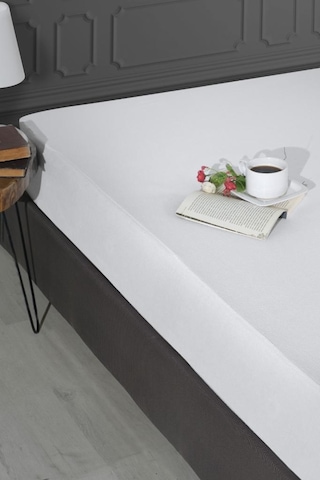 Alez Micro Fitted Yatak Koruyucu 160 200 Cm Beyaz