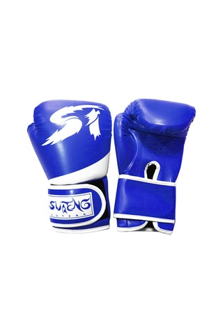 Moveevo 3-10 Yaş Çocuklar İçin Mavi Boksa Eldiveni - Yüksek Kaliteli Pu Deri Ve Şok Emici Dolgulu Mavi