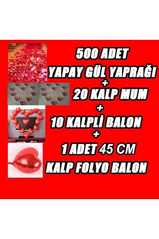 Aşk Hediyesi Romantik Paketi Gül Yaprağı Sevgiliye Kocama Karıma