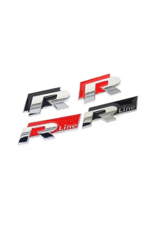 Volksvagen R Metal Yapıştırma Logo Arma Sticker