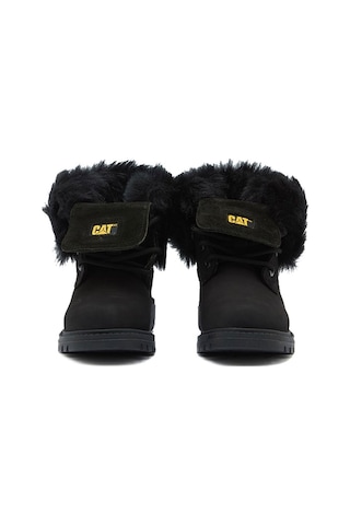 Caterpillar Utah Fur Wp Çocuk Bot Siyah