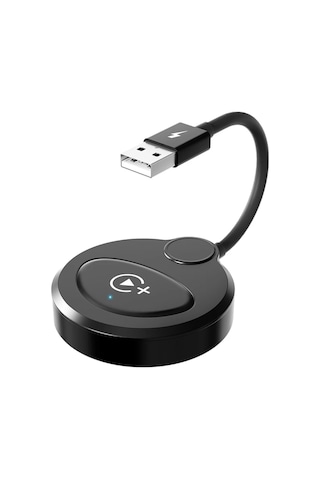 Usb+type-c Kablosuz Wireless Carplay Adaptör Çevirici -youtube Netflix Tiktok Vide - Karbul5423-7 Siyah