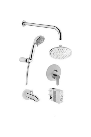 Artema Flow Round Ankastre Banyo Seti - A49306 Gümüş Artema Flow Round Ankastre Banyo Seti - A49306 Gümüş