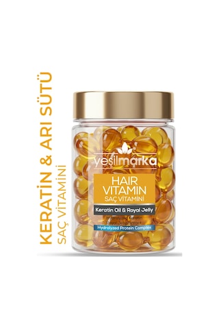 Yeşilmarka Keratin Oil & Royal Jelly Saç Vitamini 30 Kapsül