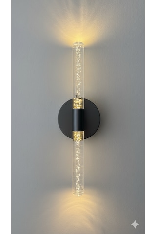 Bhbackhome Bubbleflux Şık Tasarım Modern Ledli Aplik 40 Cm Elektrikli Antrasit