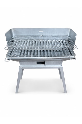 Piknik Mangalı Siperli, Yüksek Ayaklı, Katlanır - 1035-s Gri