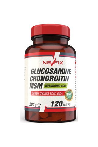 Nevfix Glucosamine Chondroitin Msm 120 Tablet X 3 Kutu 360 Tablet