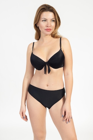 Pemilo Kadın 717 Kaplı Bikini Takımı Siyah-siyah 37158 - 1 Siyah