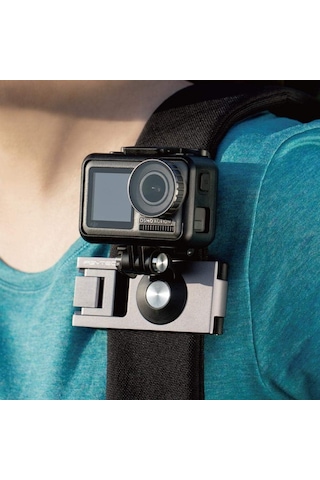 Lexroo Djı Osmo Action 2/osmo Action/osmo Pocket/gopro 10 İçin Kayış Tutucu Çok Renkli