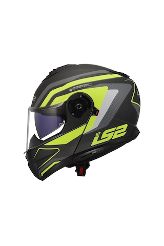 Ls2 Strobe 2 Phantom Mat Tıtanıum-neon Sarı Kask Sarı