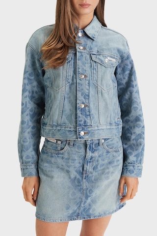 Calvin Klein Bayan Kot Ceket Lv047f677g 1wx Mavi Mavi