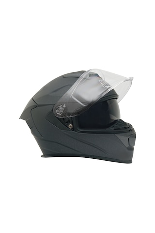 Gp My Helmet Mks001-mg Yarış Spoiler Güneş Vizörlü Şeffaf Full Face Motosiklet Kaskı Çok Renkli