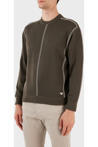 Emporio Armani Erkek Kazak 6r1mx3 1mozz 0440 Kahve Kahverengi