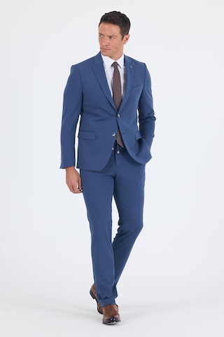 İmza Lacivert Kırlangıç Yaka Kelebek Astar 6 Drop Slim Fit Beli Lastikli Takım Elbise 1001250176 Lacivert
