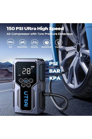 Utrai Jstar Js9 15000mAH 4000A 4 İn 1 Jump Starter + Lastik Şişirme