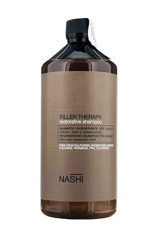 Nashi Filler Therapy Yıpranmış Saçlar için Onarıcı Şampuan 1 L