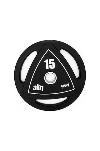 Alin Sport 2,5 Kg Profesyonel Kauçuk Kaplı Olimpik Plaka / Ağırlık Plakası Flanş