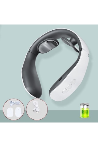 Butu Servikal Masaj Aleti Elektromanyetik Darbe Isıtma Boyun Koruyucu, Stil: Şarj Çok Renkli