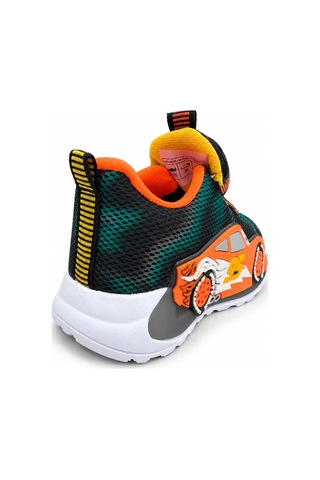 Papucumun Dünyası Çocuk Şimşek Mcq Işıklı Lıghtyear Spor Araba Detaylı Spor Ayakkabı Sneaker Turuncu