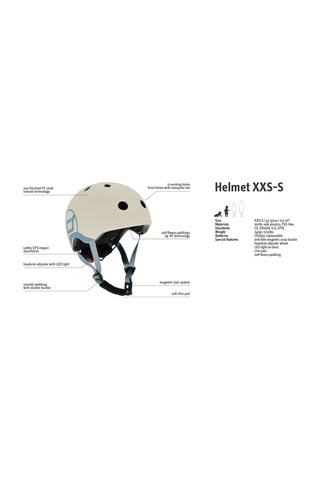 Tr And Helmet Bebek Kaskı Xxs-s Açık Gri 181206-96360 Genel