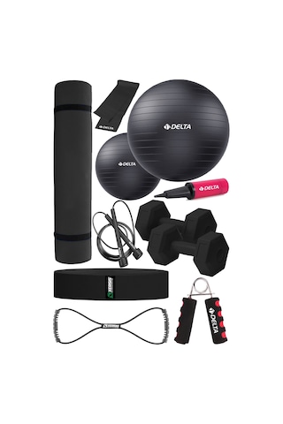 Kapsamlı Pilates Seti Tüm Ihtiyaçlarınız Tek Sette Siyah