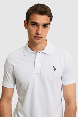 U.s. Polo Assn. Erkek Beyaz Tişört Basic 50322347-vr013