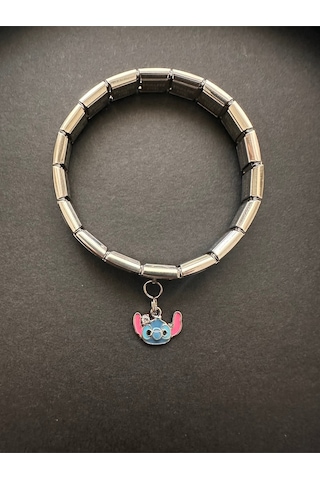 Stitch Italyan Bileklik Sallantılı Charmı Sadece 1 Adet Charm Gönderilir Mavi
