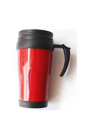 Seyahat Kupası Bardak Su Bardağı Kırmızı Kırmızı