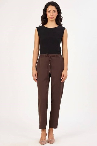 Fever 12021 Lorena Pantolon Kahve